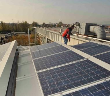 Un impianto fotovoltaico 