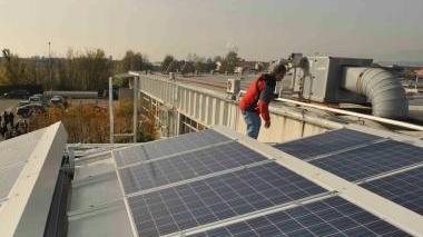 Un impianto fotovoltaico