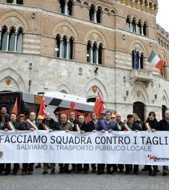<b>SINDACATI </b>Sopra Uloremi della Cgil; a fianco Schiano della Uil     