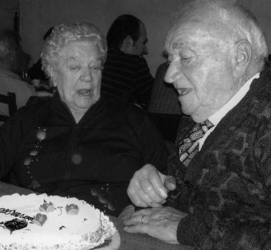 Dino Del Cistia insieme alla moglie Maria Adami 