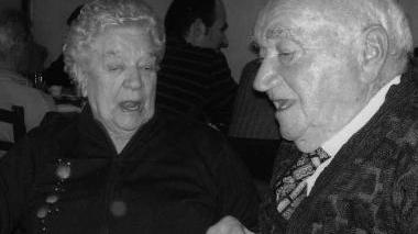 Dino Del Cistia insieme alla moglie Maria Adami
