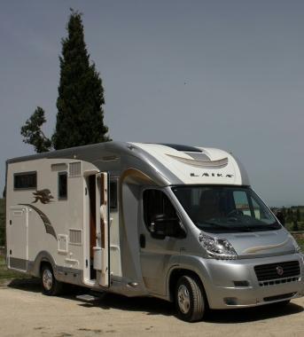 Camper in primo piano 