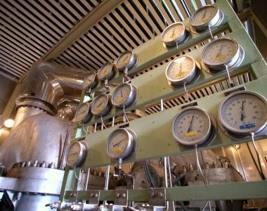 Una centrale di distribuzione del gas 