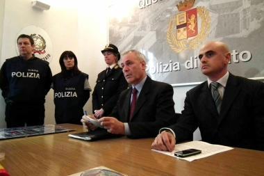 Un momento della conferenza stampa  