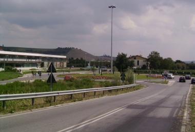 La rotatoria a San Martino