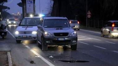 L’incidente di ieri sulla via Aurelia all’altezza di via Villafranca