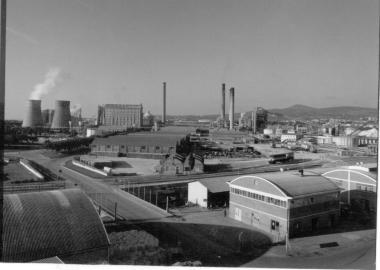Veduta dello stabilimento Solvay  