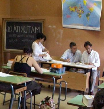 Studenti in classe 