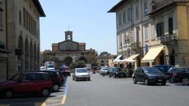 La storica piazza Giusti