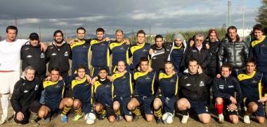 <b>TRIONFO. </b>Il gruppo del Carli Salviano, travolgente nel derby con lAtletico 