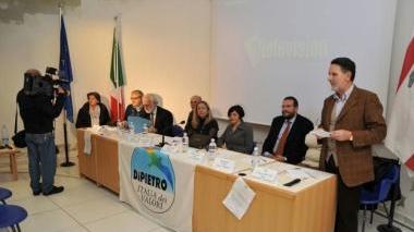 I relatori al convegno di venerdì in biblioteca