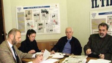 Un momento dell’intervista a Enzo Raugei