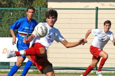 Mattia Massaro in azione   