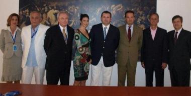Spadaccini (secondo da sinistra) e Simoni (quinto) 