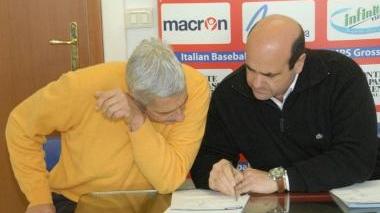 <b>BBC GROSSETO.</b> Da sinistra al tavolo Retali, Ferri, Mazzei e Vecchi