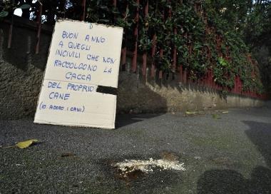 «Se il cane la fa, va raccolta»
