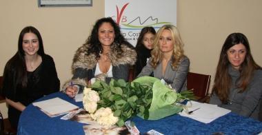 <b>GIURATE.</b> Martina Benedetti, Sara Paolini, Angela Bondielli e Gloria Olivieri 