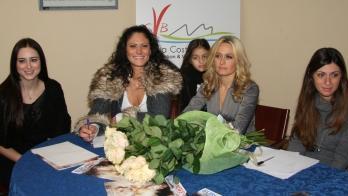 <b>GIURATE.</b> Martina Benedetti, Sara Paolini, Angela Bondielli e Gloria Olivieri