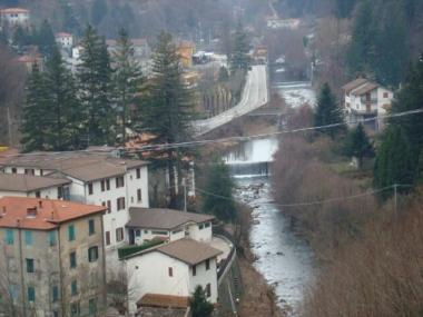 Una veduta del paese di Pracchia 