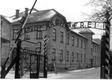 Lingresso del lager di Auschwitz 