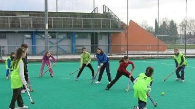 <b>HOCKEY. </b>I ragazzi della Damiano Chiesa in azione