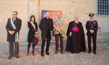 Le autorit&agrave; presenti alla cerimonia di insediamento 