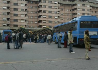 Uno dei bus del Cpt che viaggia in provincia 