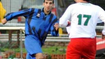 Il piombinese Andrea Gori in azione