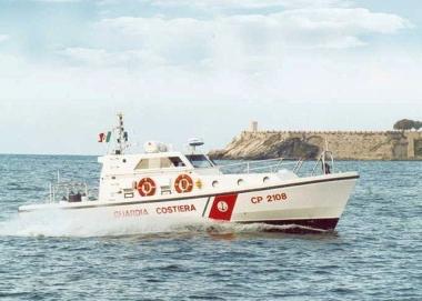 La pilotina della capitaneria di porto  