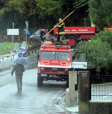 Gli effetti del maltempo in Val di Magra   