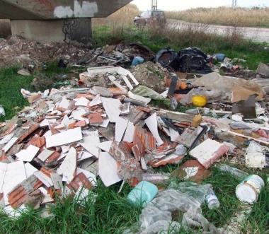 Una discarica abusiva al Quagliodromo 