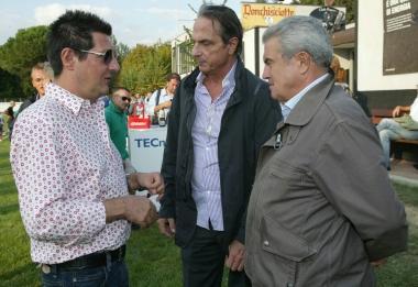 Il presidente Consiag Paolo Abati il sindaco Roberto Cenni e lassessore Roberto Caverni  