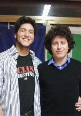 Battini (a sinistra) con Gori 