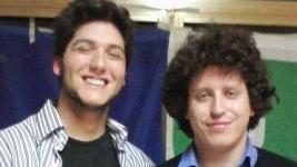 Battini (a sinistra) con Gori