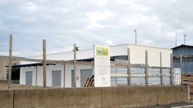 Il cantiere del frantoio alle Antiche Saline
