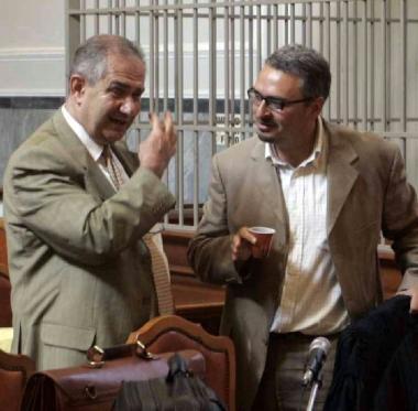 A sinistra Pasquale Guzzini, a destra, Davide Cecio