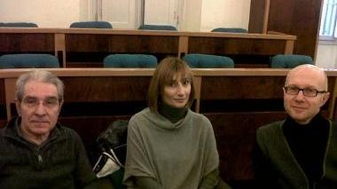 Da sinistra Ivano Libraschi, Meri Menichetti e Alessio Spinelli