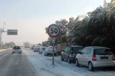 <b>ALLERTA. </b>Le strade della zona potrebbero essere innevate   