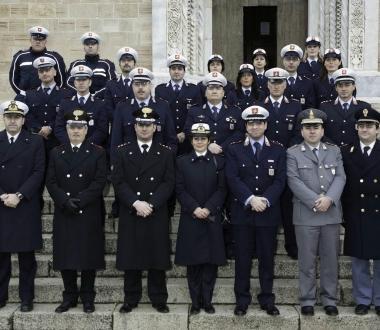 <b>DUOMO. </b>La polizia presente ieri a Orbetello 