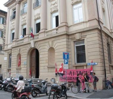Una protesta dei precari 