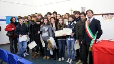 La scuola media Taliercio premia i suoi alunni eccellenti