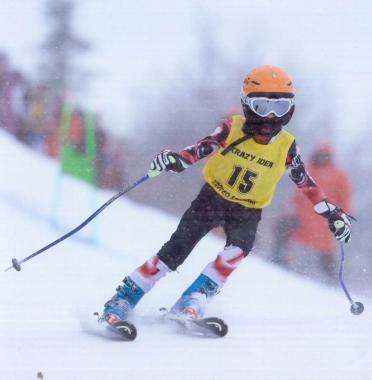 Alessandro Ristori in pista 