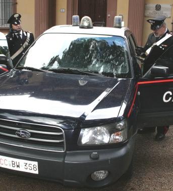 Un controllo dei carabinieri