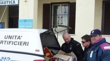 Distrutti fuochi da segnalazione