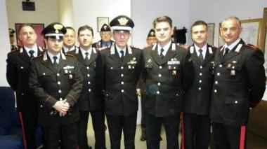 Il generale Gallitelli in visita a San Vincenzo