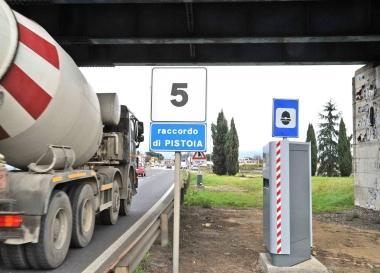 Lautovelox installato sul raccordo autostradale 