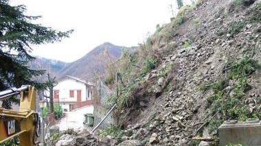 Frana sulla strada per il Melo