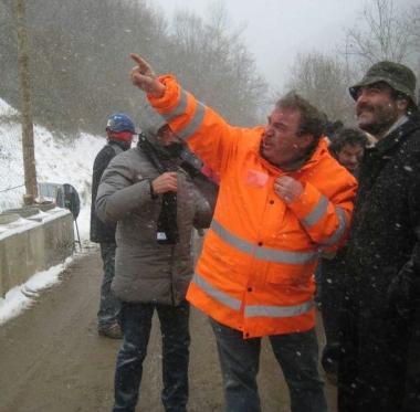 Il sopralluogo a Dalli di Sotto e sopra quello a Case Zenoni 