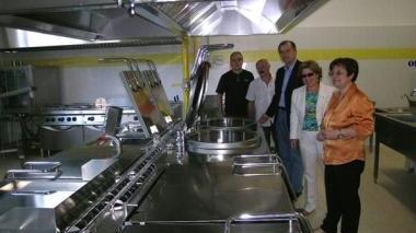 Il centro di praparazione dei pasti per le mense in Vallata