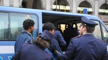 L’arresto di due immigrati